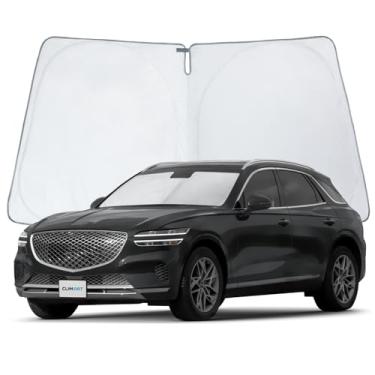 Imagem de CLIM ART Protetor solar para para-brisa Genesis GV 70 2021-2025, para-sol dobrável para carro, protetor solar de veículo, capa de para-brisa frontal automotiva, acessórios de carro - WS3049