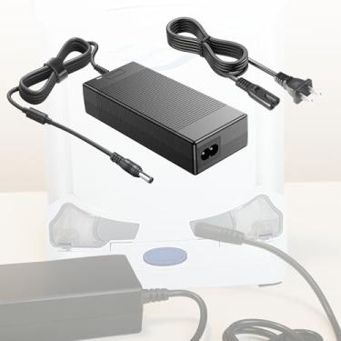 Imagem de Adaptador de alimentação de 15 V compatível com concentrador de oxigênio Freestyle Comfort - plugue de 2 pinos, substituição para série AS200, série PW036, BT034-1, MEA-120A15B (Blcak-A (2 pinos))