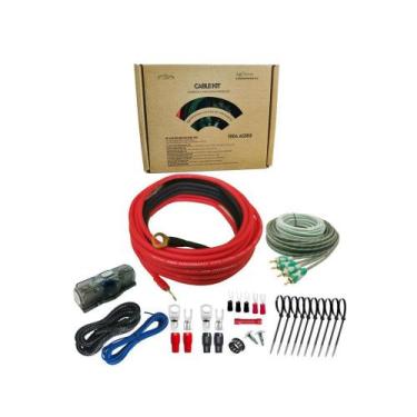 Imagem de Kit de fiação de amplificador AgClover 8 Gauge 100% OFC Copper 1500W