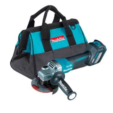 Imagem de Esmerilhadeira Angular 115mm a Bateria 40V XGT com Bolsa Makita GA028G