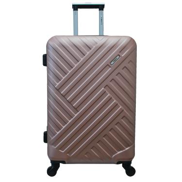 Imagem de Mala de bordo viagem 18" em ABS Rosa