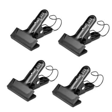 Imagem de Clipes de fundo fotográficos KAGYOKU Spring Clamps, pacote com 4