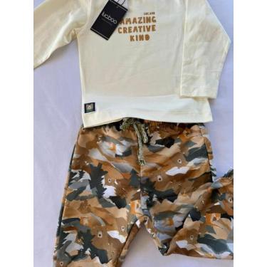 Imagem de Conjunto Urso na Floresta Infantil Roupa De Menino - 4 Anos - Luc.Boo 
