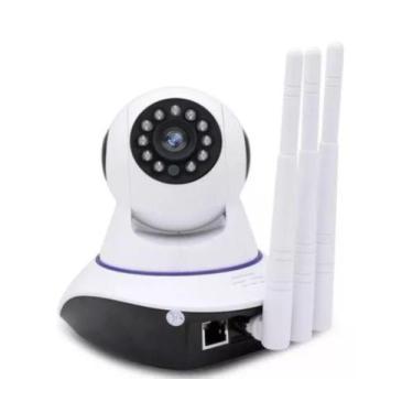 Imagem de Câmera Ip 3 Antenas Onvif Wifi Wireless Yoosee Visão Noturna Segurança