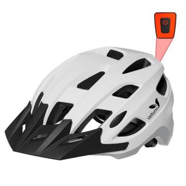 Imagem de Capacete de bicicleta Veltuno Lightweight com luz LED para adultos bra