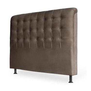 Imagem de Cabeceira Queen Ana 160cm Laminado Marron  FdECOR - IDF Decor