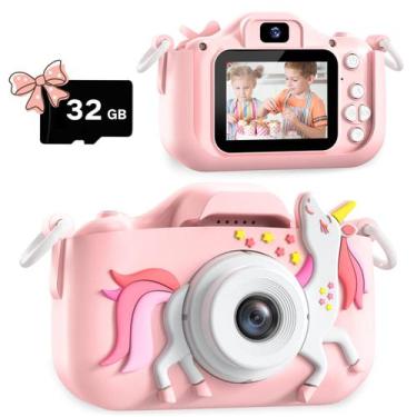 Imagem de Câmera infantil Dwfit Upgrade Selfie HD Video de 3 a 12 anos com 32 GB