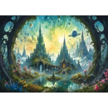 Imagem de Quebra-cabeça MINIWAN Science Fiction Landscape 1000 peças