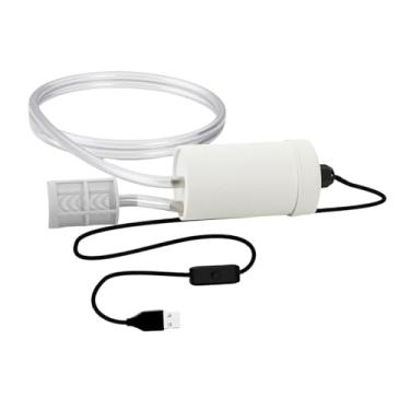 Imagem de IEUDNS Bomba autoescorvante USB, kit de bomba de transferência de água mini fácil de usar para rebarbadoras angulares e aquários, Filtro 3m