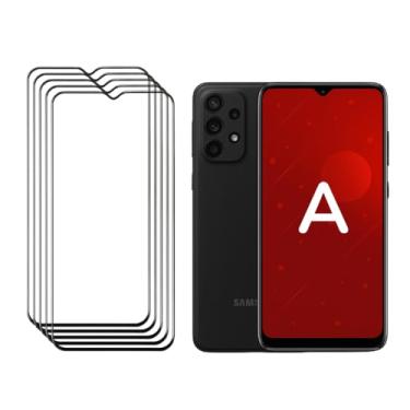 Imagem de 5 Películas de Vidro 3D Compativel com os modelos A: A26 A36 A56 A05 A15 A25 A03 A13 A23 A10 A02 M10 (A33)