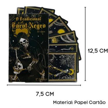 Imagem de Kit  Com 6 Baralhos O Tarot Negro 22 Cartas 2 Ed