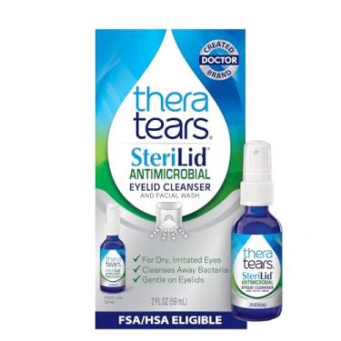Imagem de TheraTears SteriLid Antimicrobial Eyelid Cleanser and Facial Wash, 2 Fl Oz Spray
