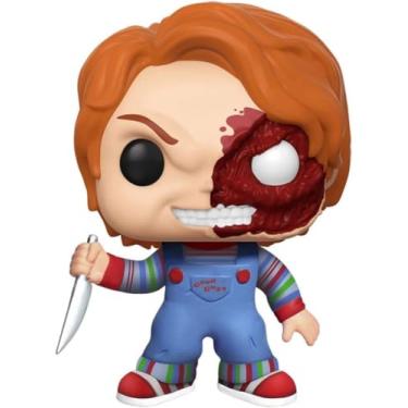 Imagem de Funko POP Movies: Horror S7 - Chucky Half (BD) (Exc)