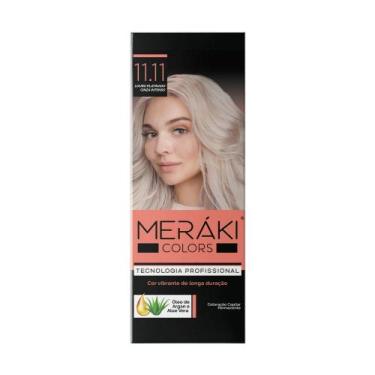 Imagem de Tintura Meráki Color Louro Platinado Cinza Intenso Kit 11.11 125gr