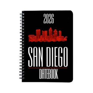Imagem de Agenda de datas e planejador urbano de San Diego, Califórnia 2026 – Guia de recursos com visualizações diárias, semanais e mensais – Calendário de referência de 3 anos, guia de caderno de viagem