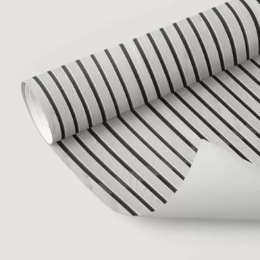 Imagem de Papel De Parede Adesivo Ripado Madeira - Painel Ripado Para Parede Autoadesivo,10m x 45cm,(A44,20M)
