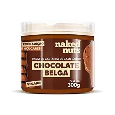 Imagem de Pasta de Castanha De Caju c/ Chocolate Belga 300g Naked Nuts