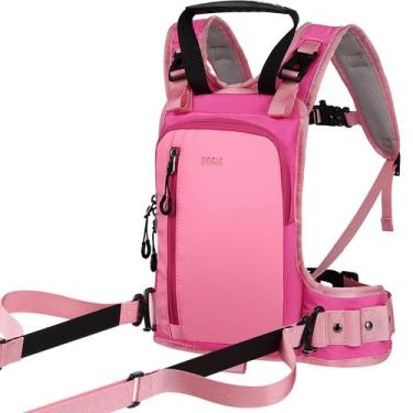 Imagem de Arnês de esqui e snowboard QOGIR para crianças rosa de 2 a 7 anos