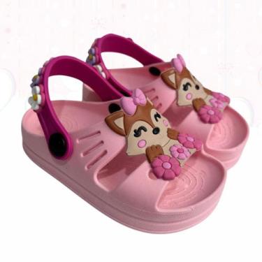Imagem de Chinelo Babuche ou Crock Infantil Feminina  Perfeito para o Verão com 
