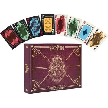 Imagem de Baralho Harry Potter Estojo Duplo Playing Cards Copag Branco E Preto P