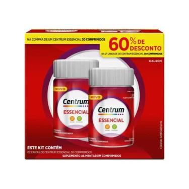 Imagem de Kit Centrum Essencial 30 Comprimidos com 2 Unidades - Healthcare Brasi