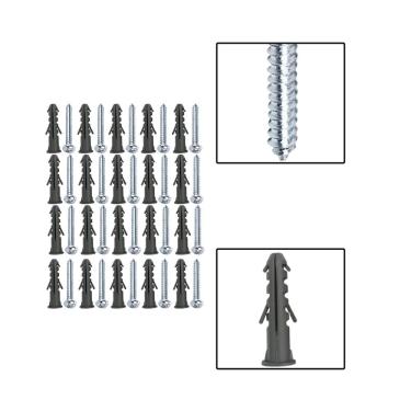 Imagem de Kit Parafuso C/ Bucha M6 20 Pçs