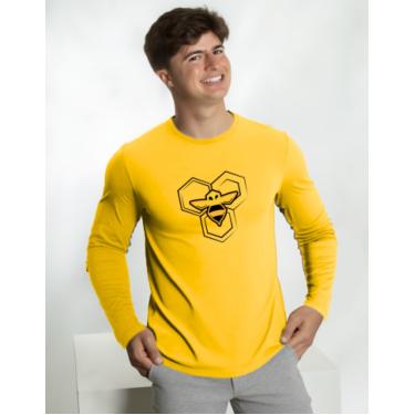 Imagem de Camiseta Manga Longa UV Amarela Natan por Aí Colmeia