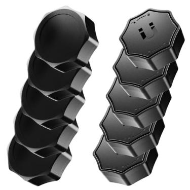 Imagem de GUANZHI Suporte Airtag – Capa estilo chave octogonal para carro, caminhão, ímã de terras raras e fita dupla face forte, design oculto IPX8 à prova d'água e à prova de choque (pacote com 10 octógonos)