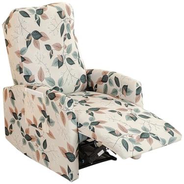 Imagem de GOSTADY Capas para cadeira reclinável, 4 peças, impermeável, pequena, reclinável, capa reclinável para cadeira reclinável Lazyboy com bolso de armazenamento, protetor de móveis para sala de estar, A11