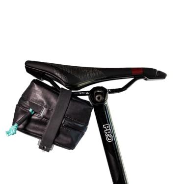 Imagem de Orucase Bolsa para selim de bicicleta HC – Bolsa de bicicleta sob o assento para bicicletas – Bolsa segura para assento de bicicleta – Bolsa de armazenamento de bicicleta fácil de instalar – 76