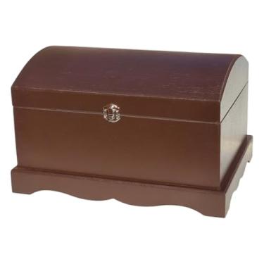 Imagem de Porta Joias Organizador de Madeira, Elegante para Guardar Anéis, Brincos e Colares - Acessório Perfeito para Toucador