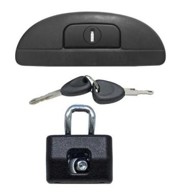 Imagem de Kit Maçaneta+Batente Botão Porta Malas Tampa Traseira Scenic 1999 2000