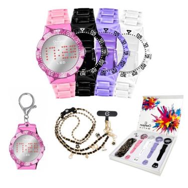 Imagem de Relógio Digital Champion Troca Pulseiras CP40977C Prova D'Água 100m