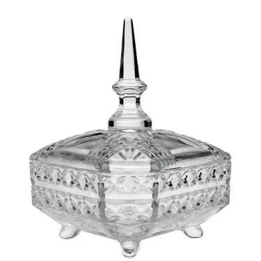 Imagem de Bomboniere Vidro Tenerife Luxo 760Ml Para Balas E Bombons