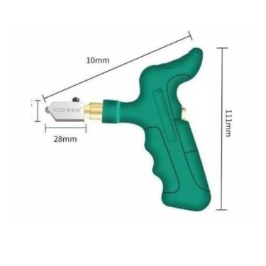 Imagem de Riscadeira De Piso Porcelanato Cerâmica Vidro Profissional 3 Peças - U