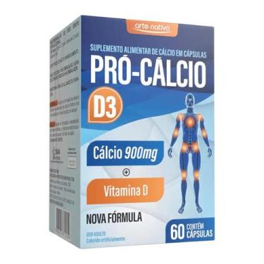 Imagem de Pró-Calcio D3 900mg 60 Cápsulas Arte Nativa