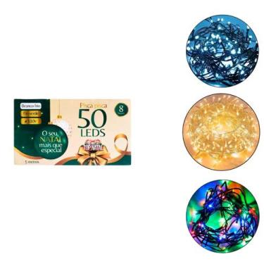 Imagem de Pisca Pisca 5m Natal Cordão Luz Led Enfeites Decoração Festa - TOP NAT