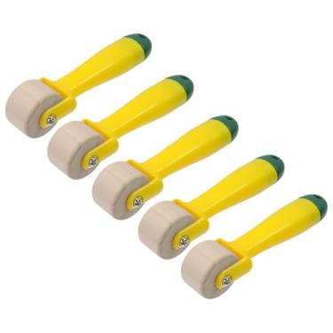 Imagem de KUMGROT Rolo Brayer de 14 cm, ferramenta de papel de parede de madeira e material plástico para projetos de artesanato de cartolina, o que o torna uma ótima escolha para entusiastas de artesanato, 5