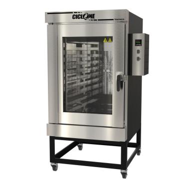 Imagem de Forno Turbo Elétrico Venâncio Ciclone 10 Esteiras Interior Inox Exterior Aço Carbono Trifásico 380V Ftce10