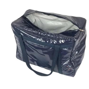 Imagem de Bolsa Térmica Cooler Grande 39 Litros Bebidas Lanche Viagem Praia Pesca (Azul)