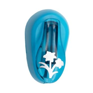 Imagem de UGPLM Furador de Papel Artesanal para Scrapbook, Versátil, Ideal para Crianças, Mini Furador de Papel para Materiais de Escritório e Criação de Cartões, Azul