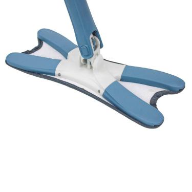 Imagem de Mop Rodo De Limpeza Giratorio Retangular Ajustavel Retratil Azul Escuro