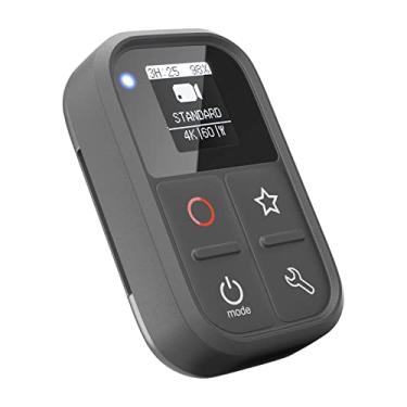 Imagem de Controle Remoto Sem Fio de Substituição para Hero 10 9 8 Black Max 7 6 com Tela OLED Bateria Integrada Distância 80M Suporte Bastão Cinto Pulso Cabo Carregamento USB