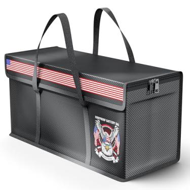 Imagem de Bolsa de bateria elétrica Dirt Ebike, LiFePO4 à prova de fogo, bolsa de bateria de motocicleta à prova de explosão para carregamento e armazenamento, compatível com Talaria/Surron/Light Ultra Bee (42