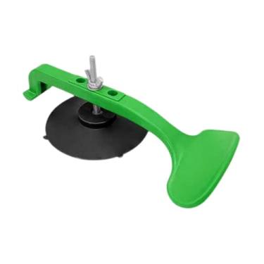 Imagem de KiBcsLic Ventosa de fixação com forte sucção para vidro, fácil de usar, em nylon ajustável, para aplicação de adesivos e acabamentos em vidros de conversíveis, 1 Unidade