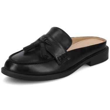 Imagem de Mocassim feminino Journee Azura Tassel Mule, Preto, 37
