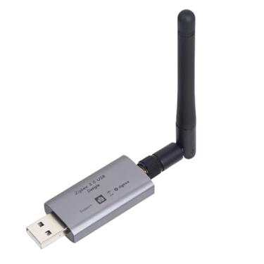 Imagem de eMylo Zigbee 3.0 USB Dongle Gateway, adaptador universal sem fio Zigbee USB coordenador com antena para assistente doméstico, HAB aberto, Zigbee2MQTT etc, chip EFR32MG21