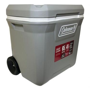 Imagem de Caixa Térmica Coleman Cooler 61,5 Lt 65 Qt Com Rodas Cinza