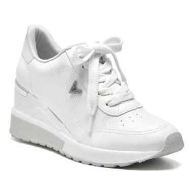 Imagem de Tênis Via Marte Sola Alta Plataforma Sneaker Original, Branco, 35