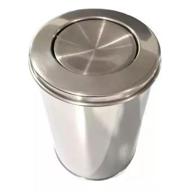 Imagem de Lixeira inox flip top 24x30 12lts - MODENUTI